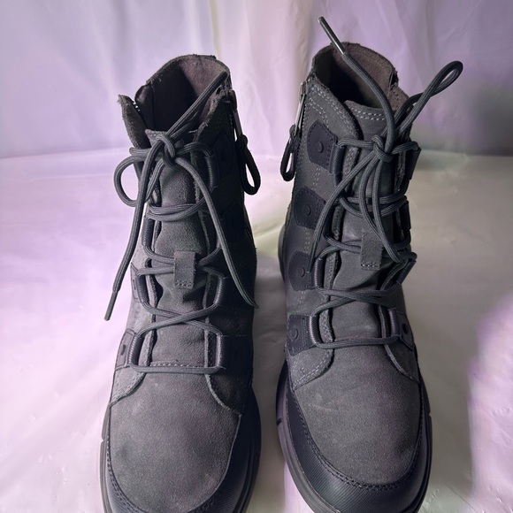 Sorel Dark Gray Suede Lace-Up Boots main image 5